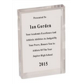 4" X 6" Freestanding Rectangle Bevel Acrylic Award